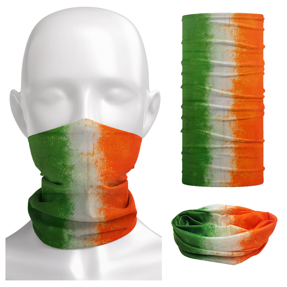 Running Gear Youtube - Ireland Flag Printed Face Mask Bandana