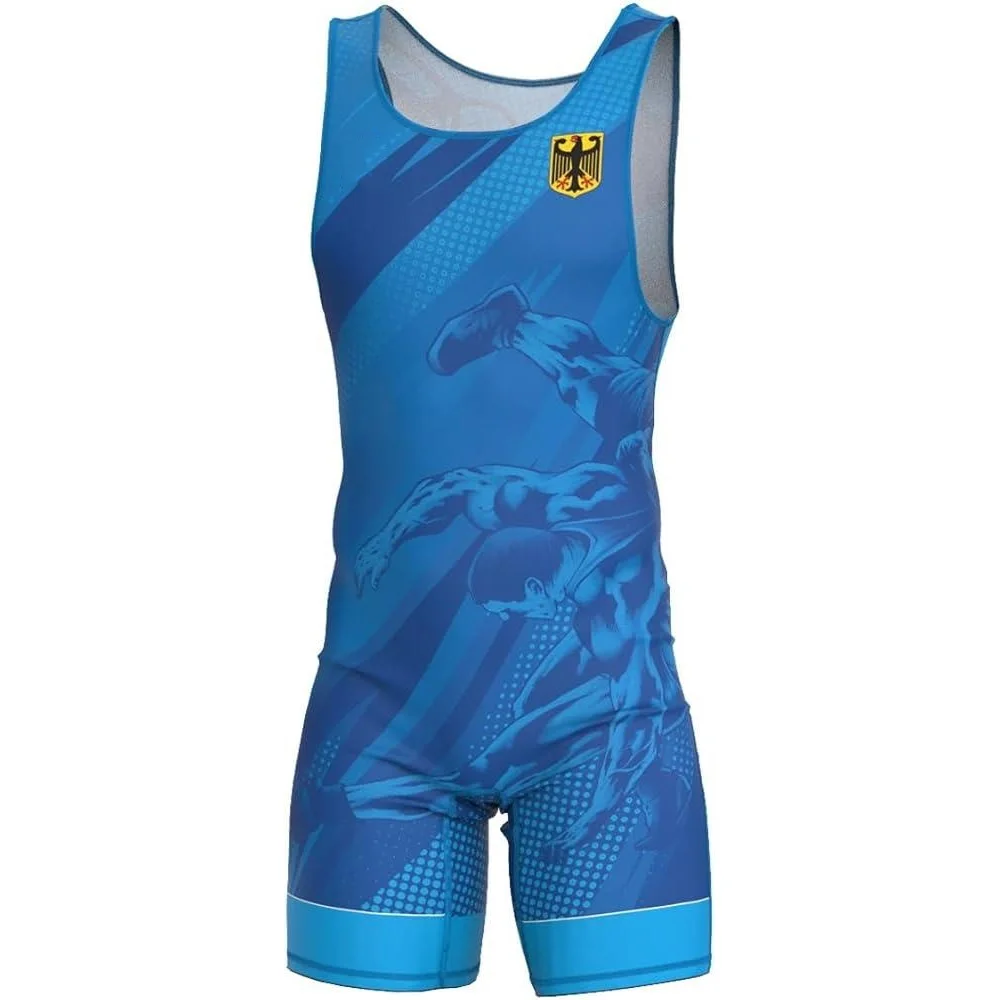 new Men Wrestling Singlet Unif - Running Gear Train ulasan dan harga