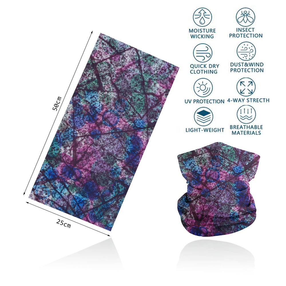 Colorful Printed Snood Hair Ba - Running Gear Youtube ulasan dan harga