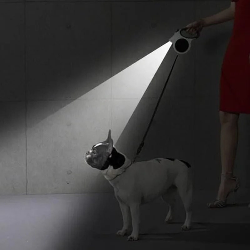 1Pcs Illuminated Retractable D - Running Gear Dog ulasan dan harga
