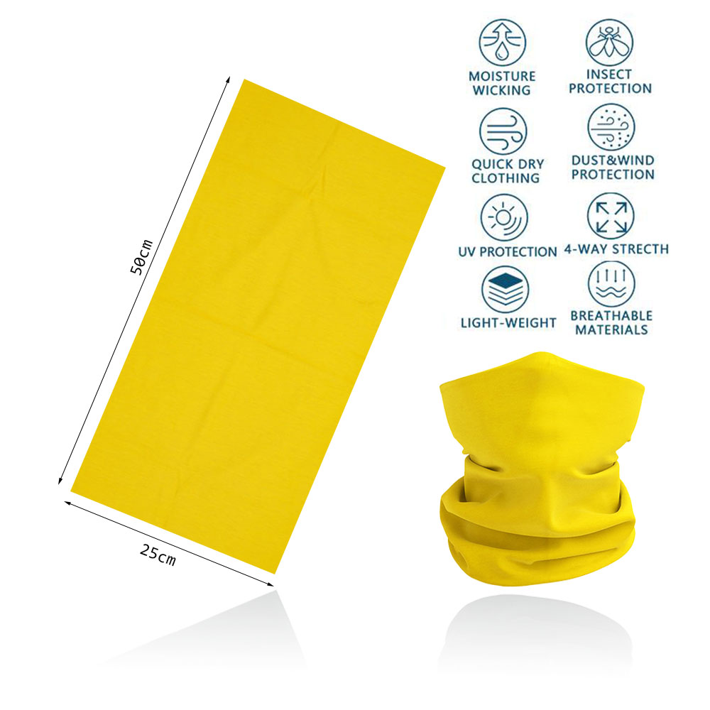 Yellow Tube Outdoor Bandana Wo - Running Gear Yellow ulasan dan harga