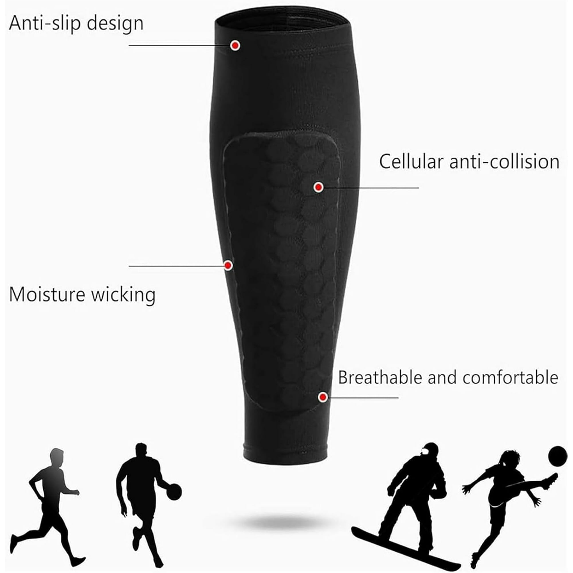 Soccer Shin Guards Shin Guard  - Compression Calf Sleeve ulasan dan harga