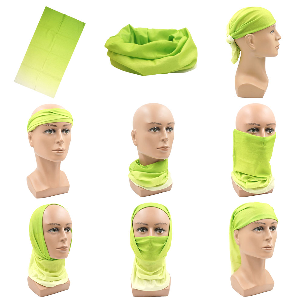 Green Face Bandanas Cover Hiki - Running Gear Youtube ulasan dan harga