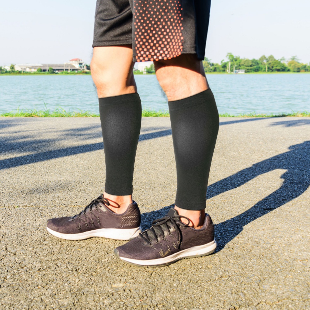 1 Pair Fitness Running Compres - Compression Calf Sleeve ulasan dan harga