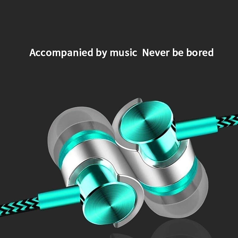 Wired Earphones In-Ear Headset - Running Gear Headphones ulasan dan harga