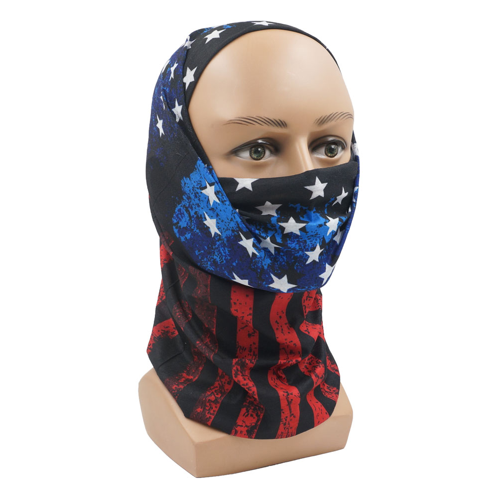 Custom America Flag Neck Gaite - Running Gear Youtube ulasan dan harga
