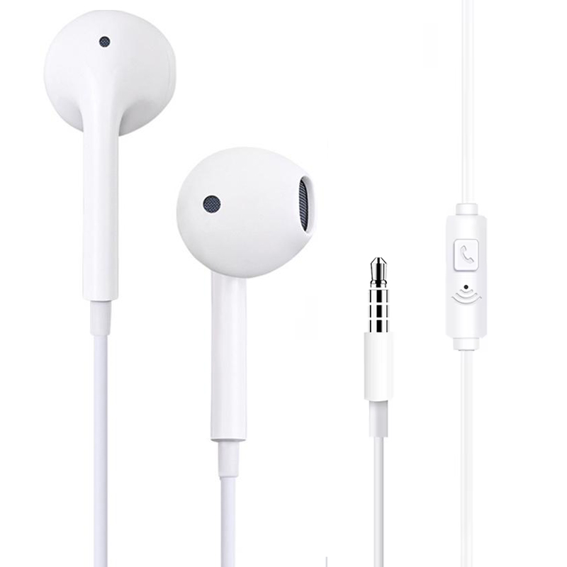 3.5mm Wired Headset With Mic F - Running Gear Headphones ulasan dan harga