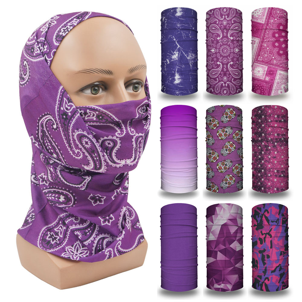 Purple Balaclava Women Running - Running Gear Youtube ulasan dan harga
