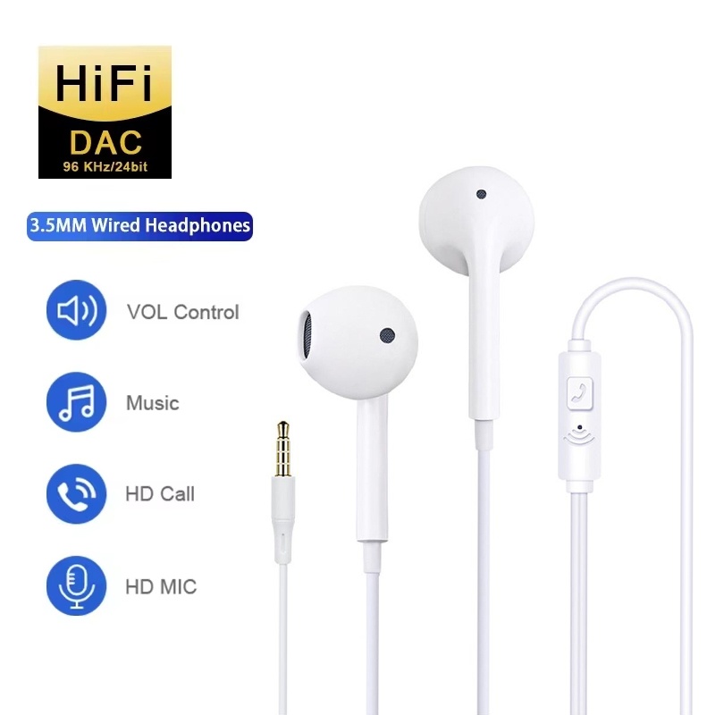 3.5mm In-Ear Earphones For Sma - Running Gear Headphones ulasan dan harga