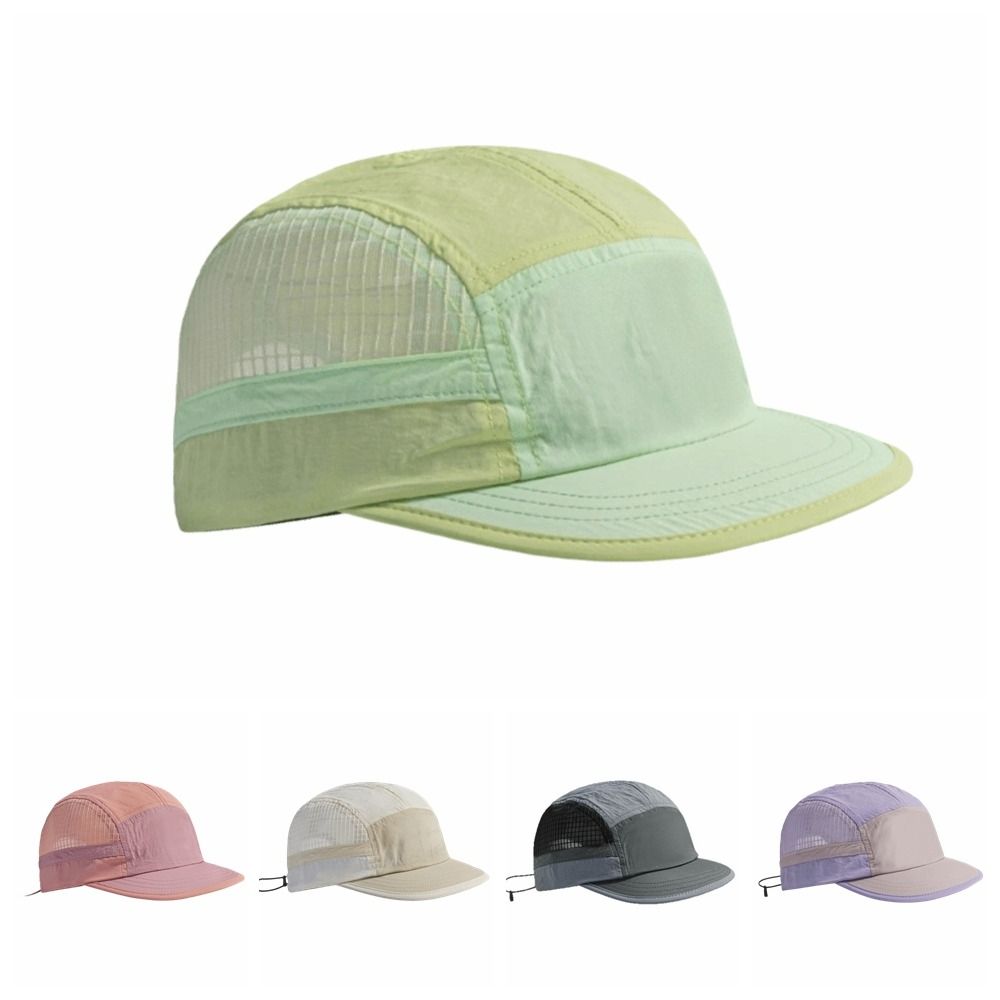 Color-Blocked Quick-drying Bas - Running Cap Mesh ulasan dan harga
