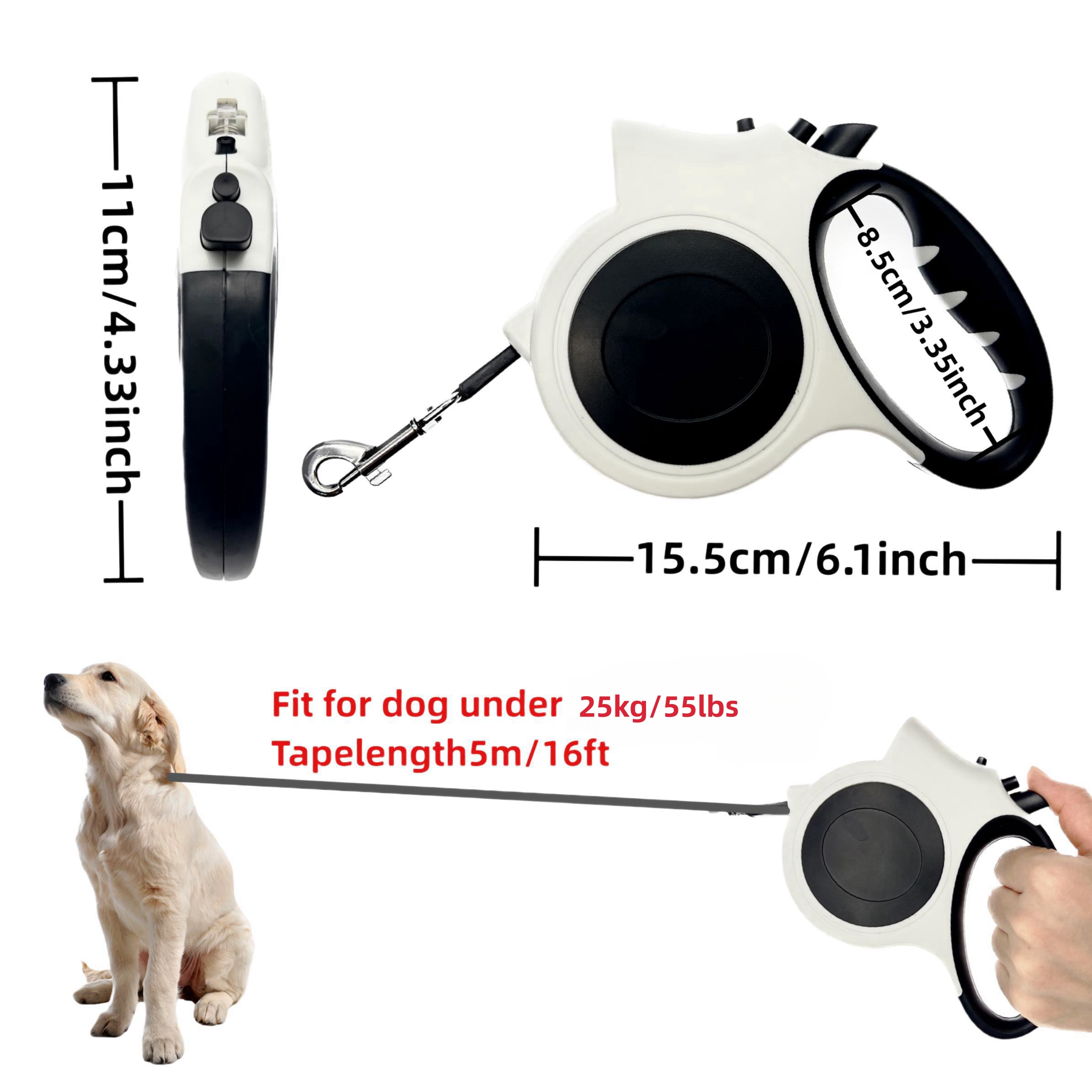 1pc Illuminated Retractable Do - Running Gear Dog ulasan dan harga