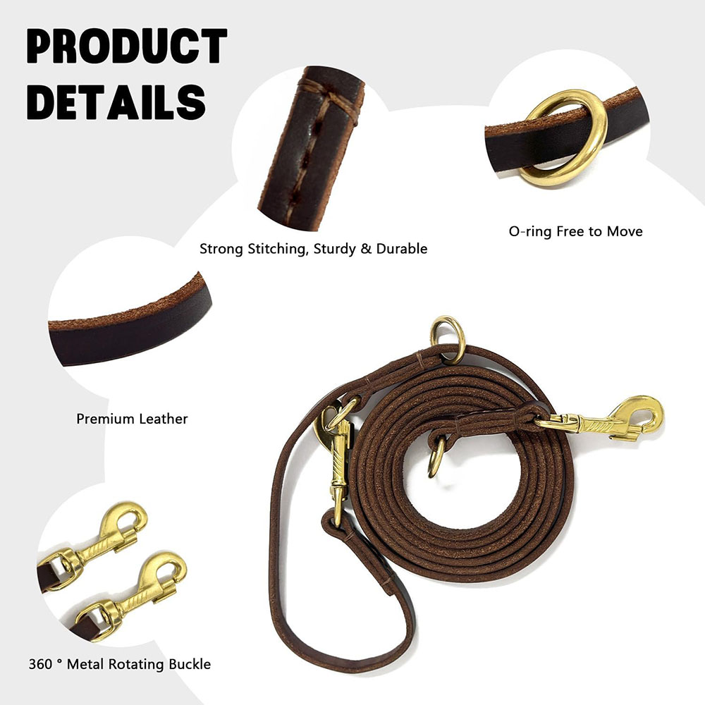 Multi Function Leather Dog Lea - Running Gear Dog ulasan dan harga