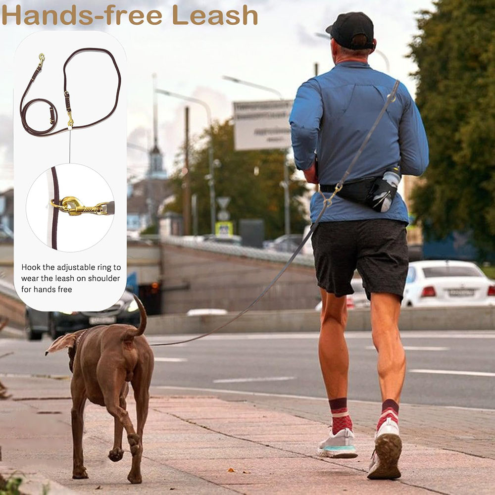 Multi Function Leather Dog Lea - Running Gear Dog ulasan dan harga