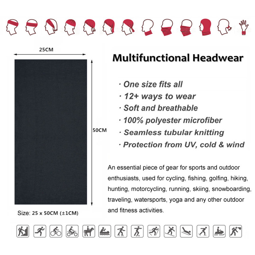 Dark Color Tube Neckchief Outd - Running Gear Youtube ulasan dan harga
