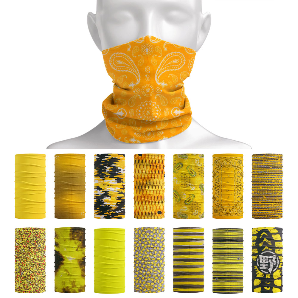Bright Color Tube Neckchief Wo - Running Gear Yellow ulasan dan harga