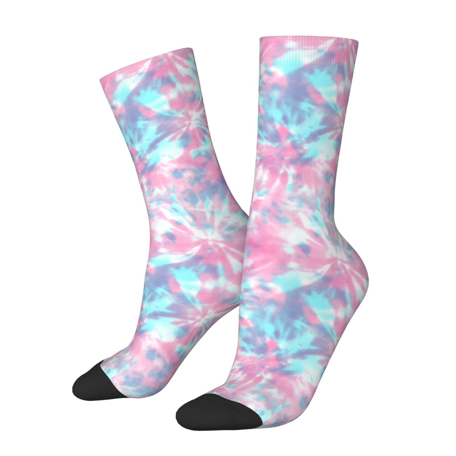 Tie Dye Print Crew Socks For W - Running Gear Youtube ulasan dan harga