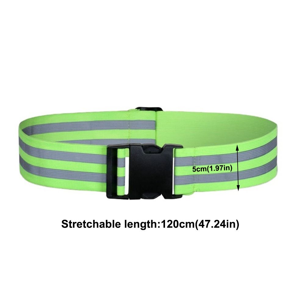 2PCS Stretchable Reflective Be - Running Gear Yellow ulasan dan harga
