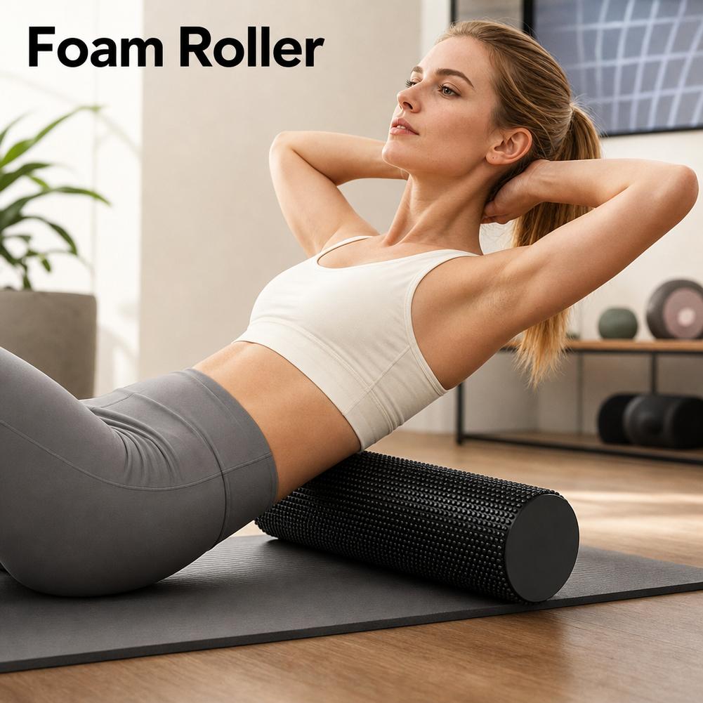 EVA Yoga Foam Roller High Dens - Muscle Roller Stick ulasan dan harga
