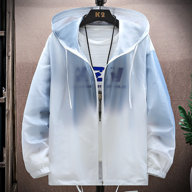 Men's Summer Thin Ice Silk UV  - Running Gear Youth ulasan dan harga