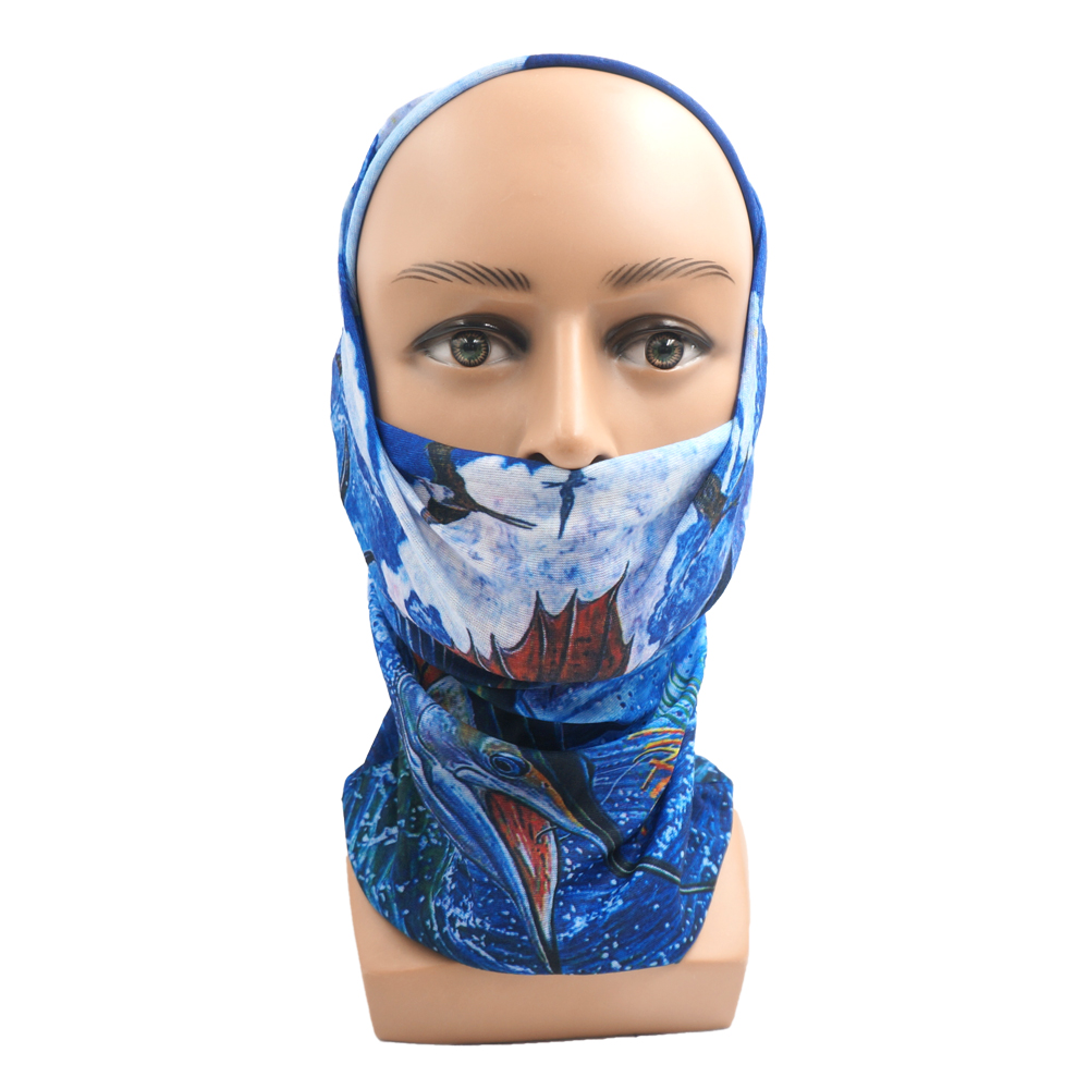 Fish Scales Pattern Neck Gaite - Running Gear Youtube ulasan dan harga