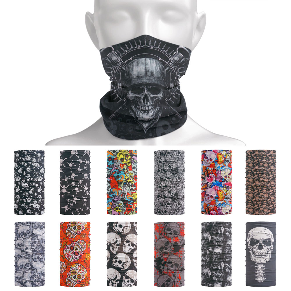 Skull Pattern Seamless Breatha - Running Gear Youtube ulasan dan harga